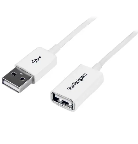 StarTech.com 3m White USB 2.0 Extension Cable A to A - M/F