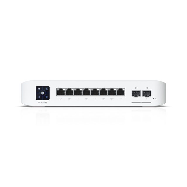 Ubiquiti UniFi USW-PRO-8-POE Network Switch Managed L2/L3 Gigabit Ethernet (10/100/1000) Power Over Ethernet (PoE) 1U White
