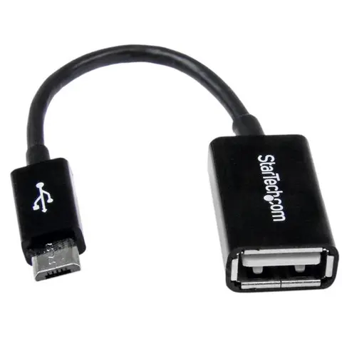 StarTech.com 5in Micro USB to USB OTG Host Adapter M/F