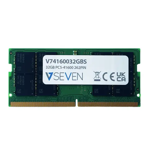 V7 V74160032GBS memory module 32 GB 1 x 32 GB DDR5 262-pin SO-DIMM
