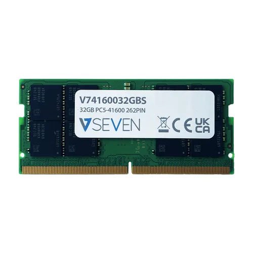 V7 V74160032GBS memory module 32 GB 1 x 32 GB DDR5 262-pin SO-DIMM