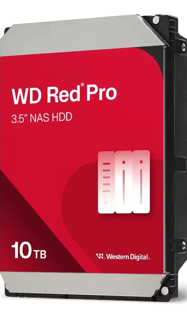 Western Digital Red Pro internal hard drive 10 TB 7200 RPM 512 MB 3.5" Serial ATA III