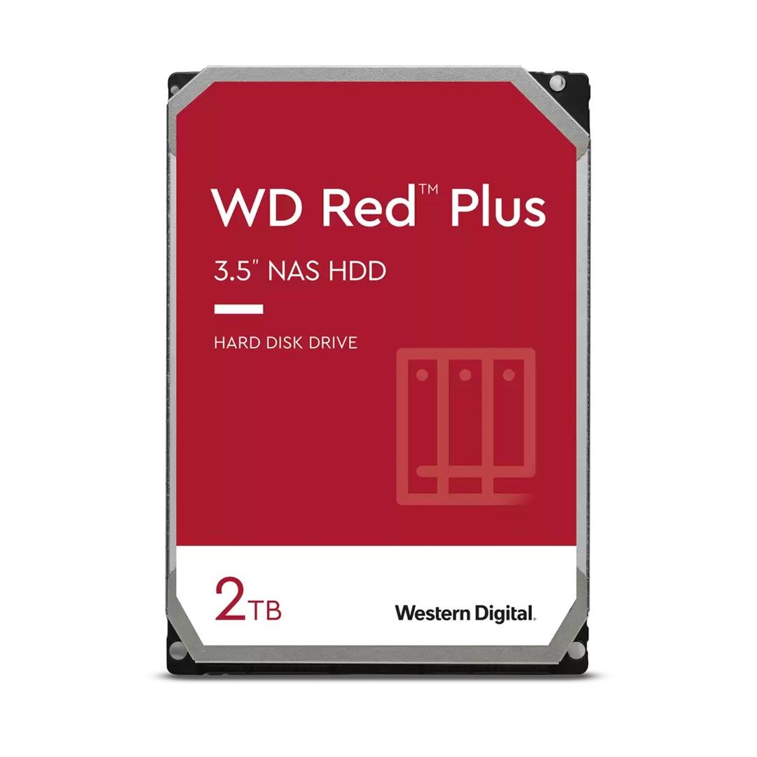 WD Red Plus 2TB NAS Hard Drive 3.5 Inch