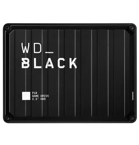 Western Digital P10 Game Drive external hard drive 4 TB 2.5" Micro-USB B 3.2 Gen 1 (3.1 Gen 1) Black