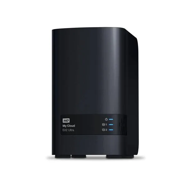 Western Digital My Cloud EX2 Ultra NAS Desktop Marvell Armada 385 Armada 385 1 GB DDR3 32 TB HDD Black
