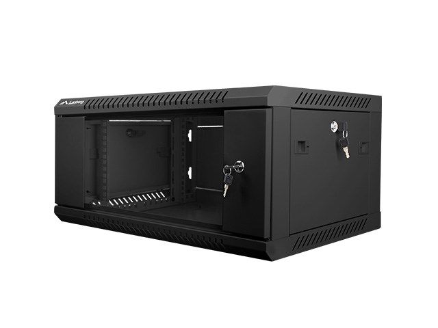 Lanberg WF01-6404-10B rack cabinet 4U Wall mounted rack Black
