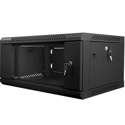 Lanberg WF01-6404-10B rack cabinet 4U Wall mounted rack Black
