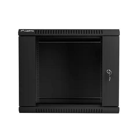 Lanberg WF01-6409-10B rack cabinet 9U Wall mounted rack Black