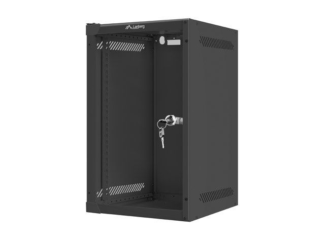 Lanberg WF10-2309-10B rack cabinet 9U Wall mounted rack Black