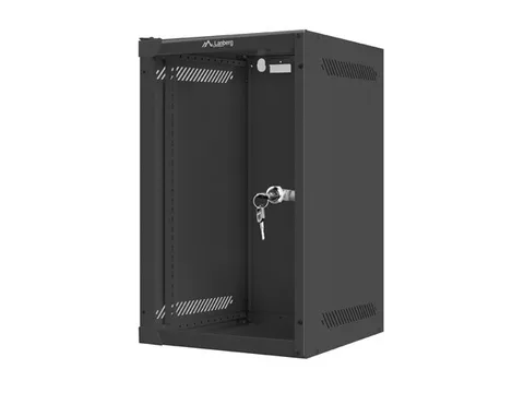Lanberg WF10-2309-10B rack cabinet 9U Wall mounted rack Black