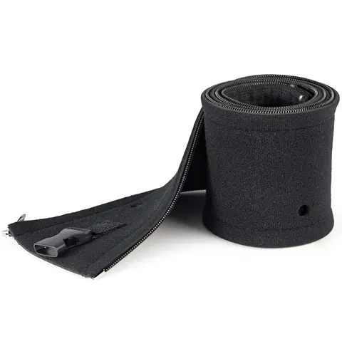StarTech.com 40" (1m) Neoprene Cable Management Sleeve with Zipper & Buckle - 1.2" (3cm) Diameter - Computer/PC Power/Network/AV Cord Cover/Manager - Flexible Cable Organizer Wrap - Black