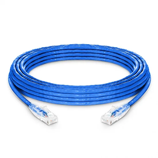 35FT (10.7M) CAT6 SNAGLESS UNSHIELDED (UTP) PVC CM ETHERNET NETWORK PATCH CABLE, BLUE