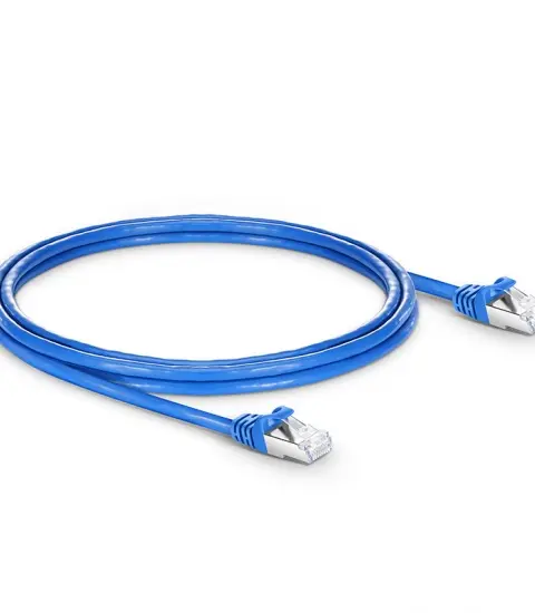 7FT (2.1M) CAT7 SNAGLESS SHIELDED (SFTP) PVC CM ETHERNET NETWORK PATCH CABLE, BLUE