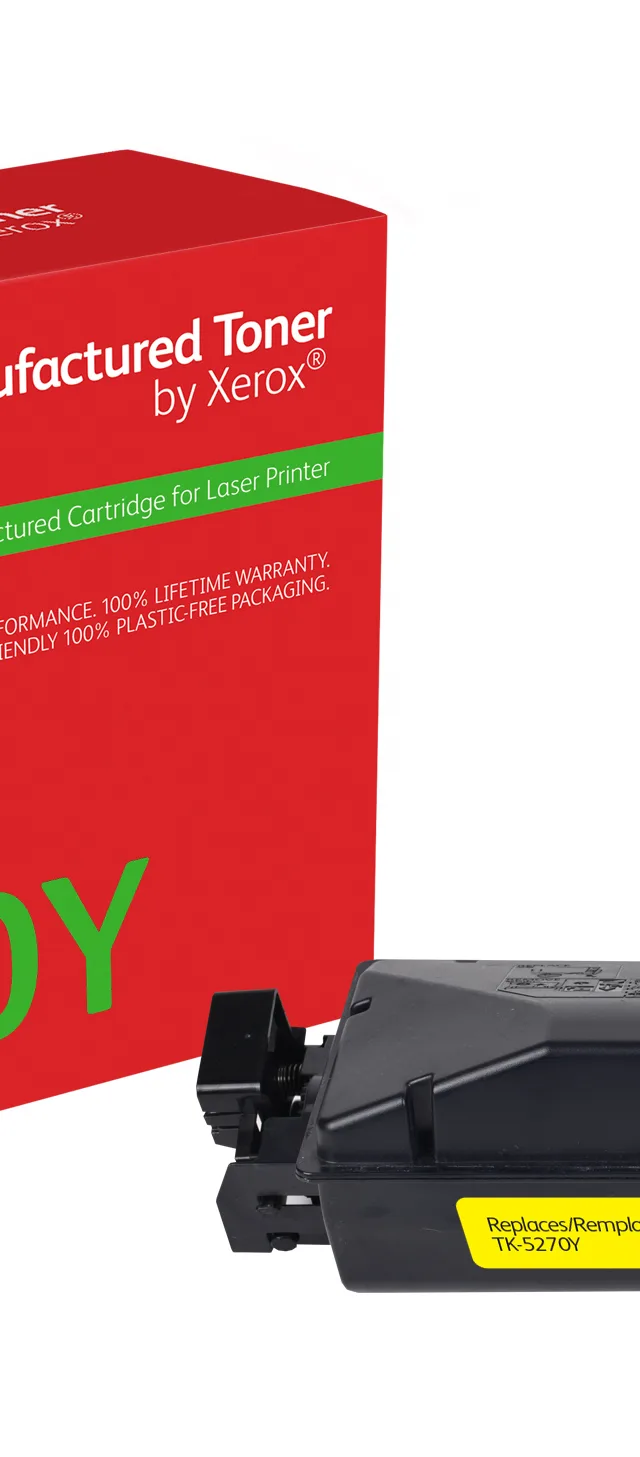 Everyday™ Yellow Remanufactured Toner by Xerox compatible with Kyocera TK-5270Y, Standard capacity