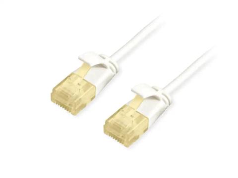 Equip Cat.6A U/UTP Slim Patch Cable, 2.0m, White