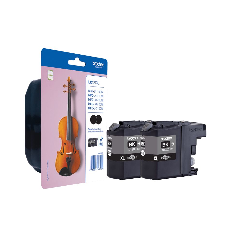 Brother LC127XLBKBP2 ink cartridge 2 pc(s) Original Black