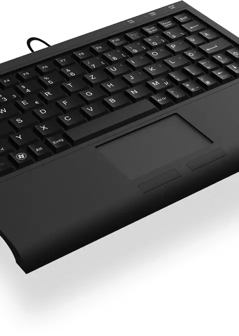 KeySonic ACK-3410 (ESP) keyboard Universal USB Spanish Black