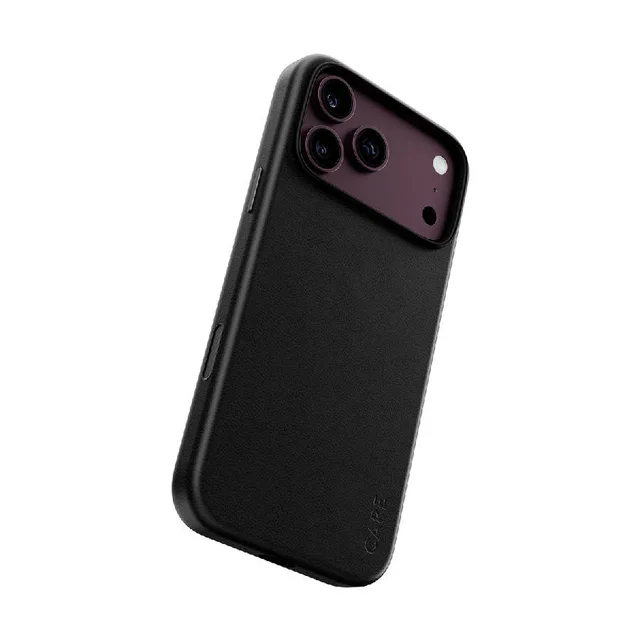 PanzerGlass CARE™ by ® Solo Vegan Leather Case Black w. MagSafe iPhone 2026 Pro Max | 17 Pro Max