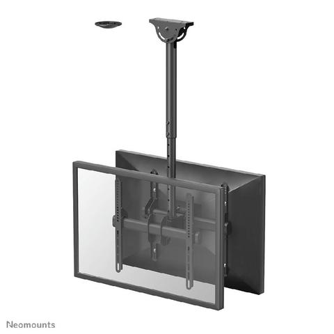 Neomounts NM-C440DBLACK Dual monitor/TV mount ceiling 32-60" - h 56-91 cm
