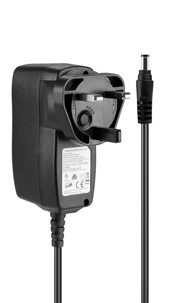 Lindy 12VDC 3A Multi-country Power Supply, 5.5/2.5mm