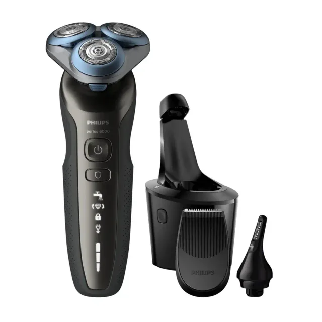 Philips S6640/27 men's shaver Rotation shaver Trimmer Black, Grey