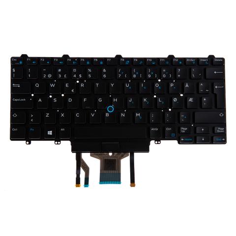 Origin Storage N/B KBD LAT 5540 NORWEGIAN LAYOUT 100 KEYS BACKLIT