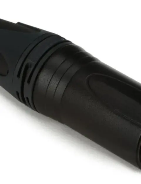 Equip 3-Pole male cable connector, Black