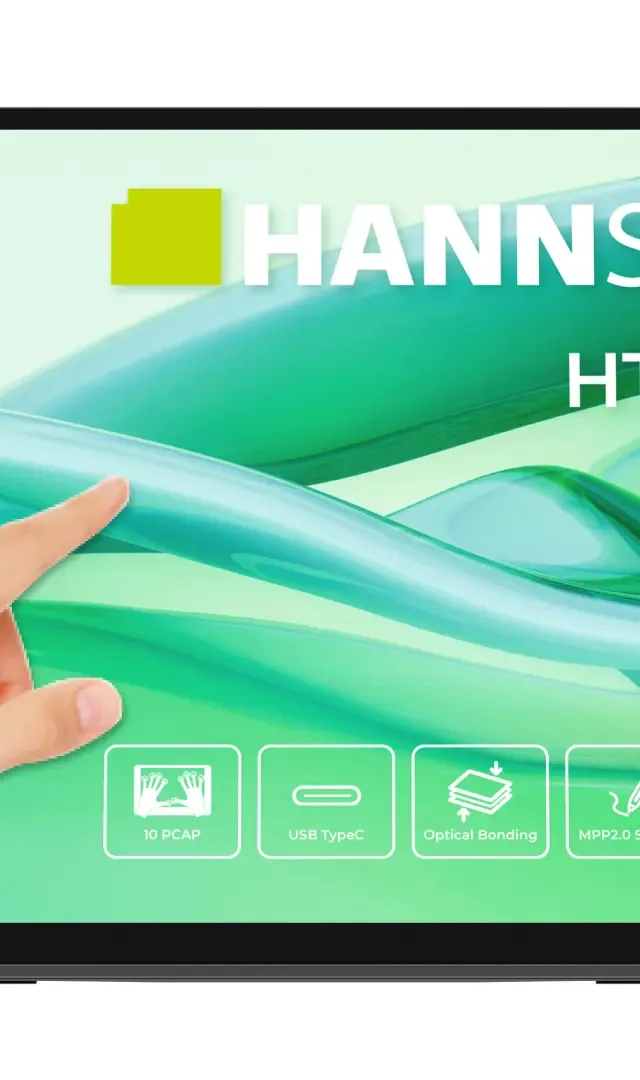 Hannspree HT240CUA computer monitor 60.5 cm (23.8") 1920 x 1080 pixels Full HD LED Touchscreen Black