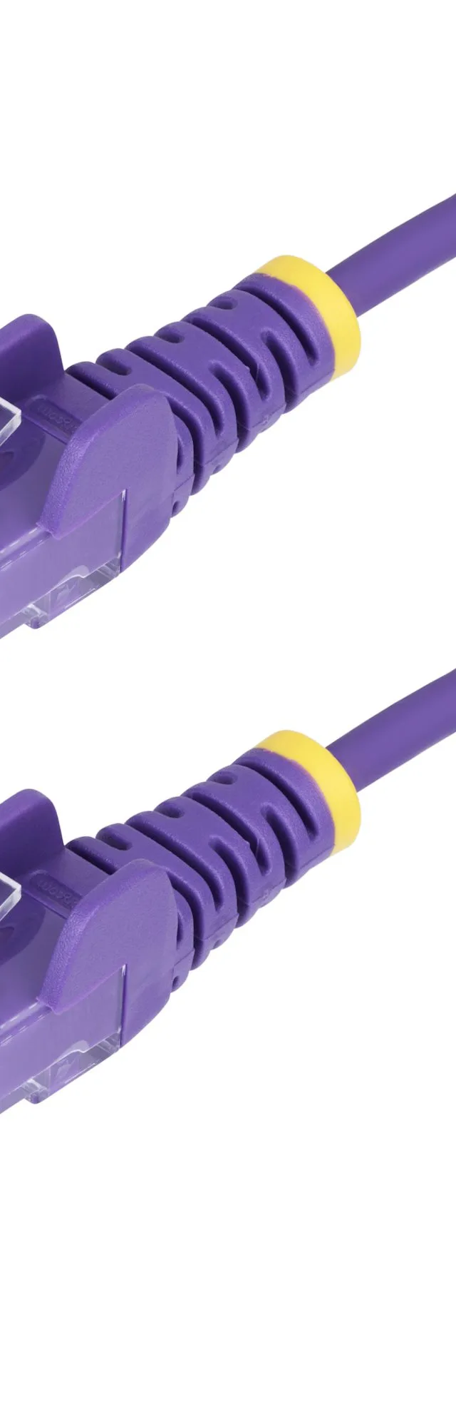 StarTech.com 7m Purple Slim CAT6 Ethernet Cable, Snagless, 100W PoE, UTP, LSZH, 28AWG Pure Bare Copper Wire, Slim RJ45 Network Patch Cord w/Strain Reliefs, Individually Tested
