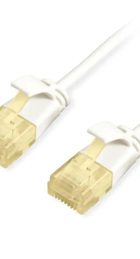 Equip Cat.6A U/UTP Slim Patch Cable, 0.25m, White