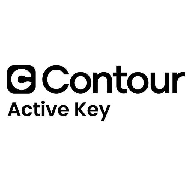 Contour Design Active Key AK-C8100 keyboard Medical RF Wireless QWERTZ German Black