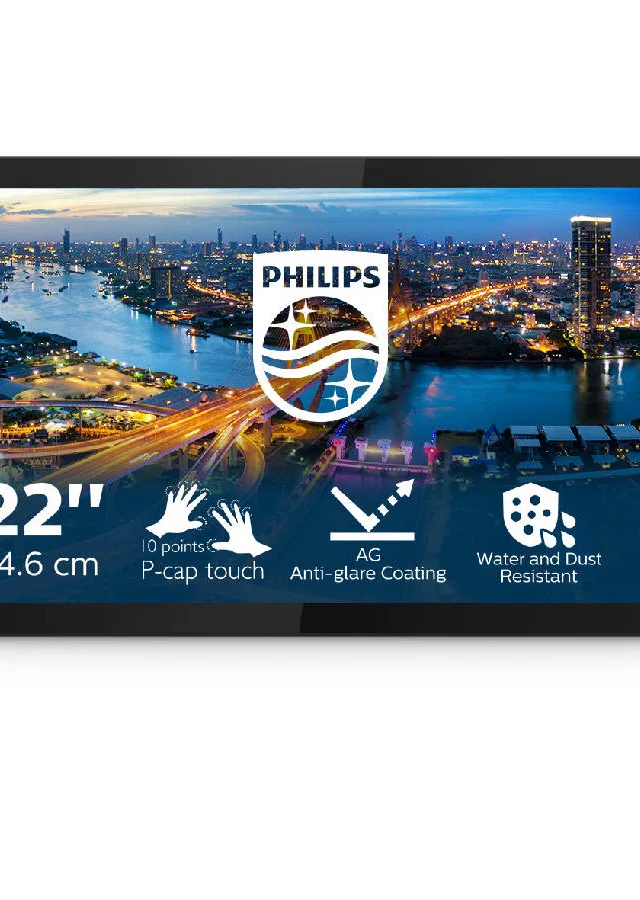 Philips B Line 222B1TFL/00 computer monitor 54.6 cm (21.5") 1920 x 1080 pixels Full HD LED Touchscreen Black