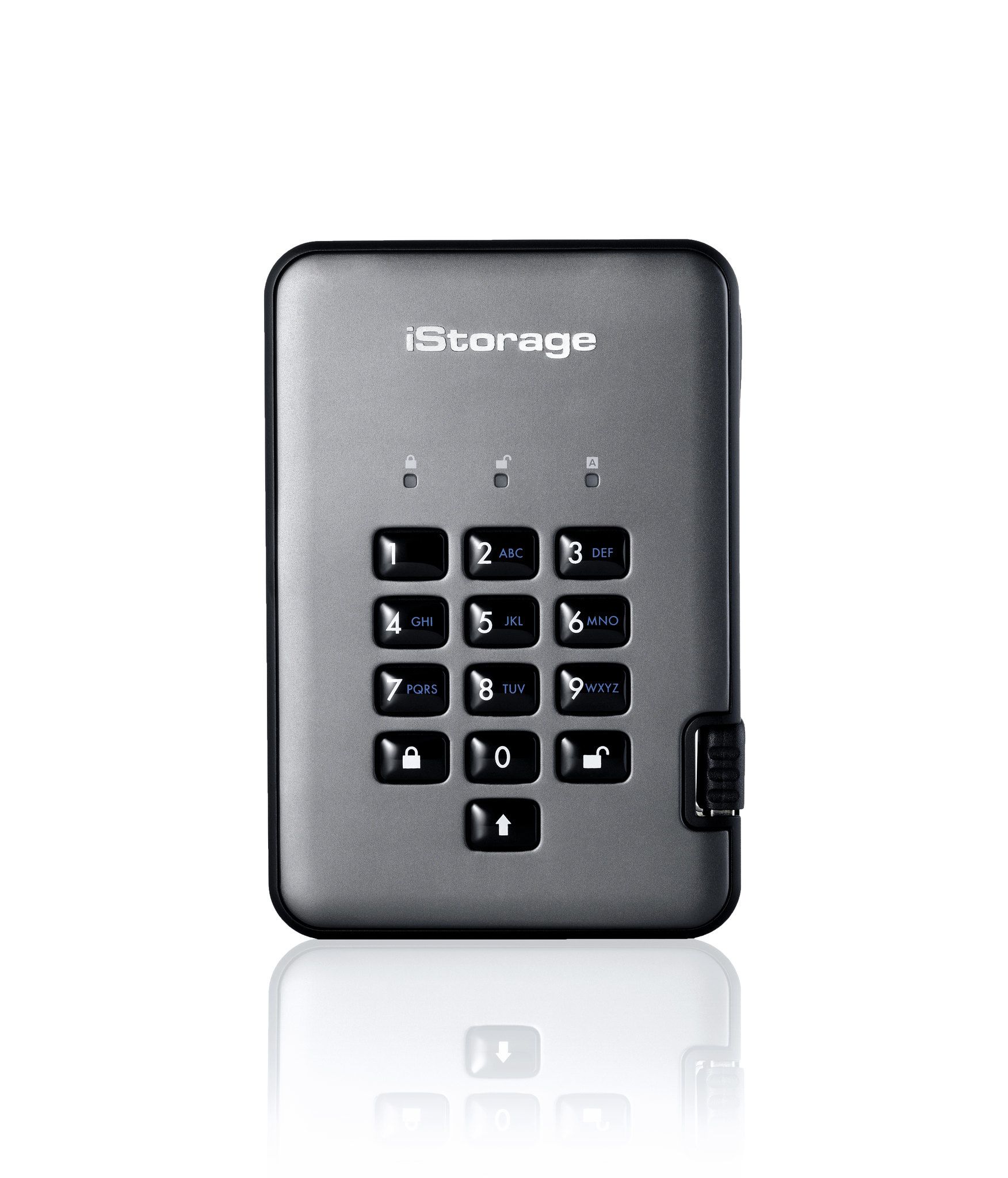 iStorage diskAshur PRO² SSD 2TB | Secure Portable Solid State Drive |FIPS 140-2 Level 3 certified | AES-XTS 256-bit Hardware Encryption | PIN protected | OS & Platform Independent |GDPR, TAA Compliant|Brute force hack defence | Dust/Water Resistant