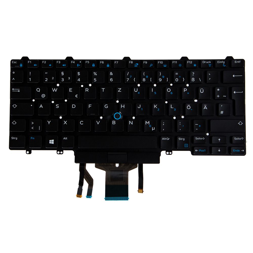 Origin Storage N/B KBD XPS 9250 Lat 7275 German Slim Backlit 81 Keys SP