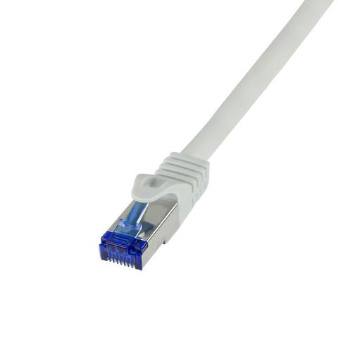 LogiLink C6A102S networking cable Grey 15 m Cat6a S/FTP (S-STP) Round