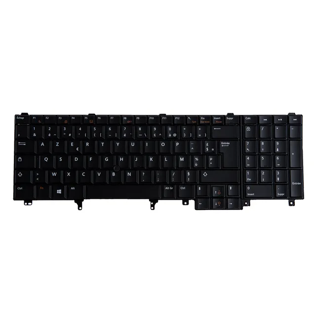 Origin Storage N/B KBD PWS 7530 French Layout 107 Key Backlit DP