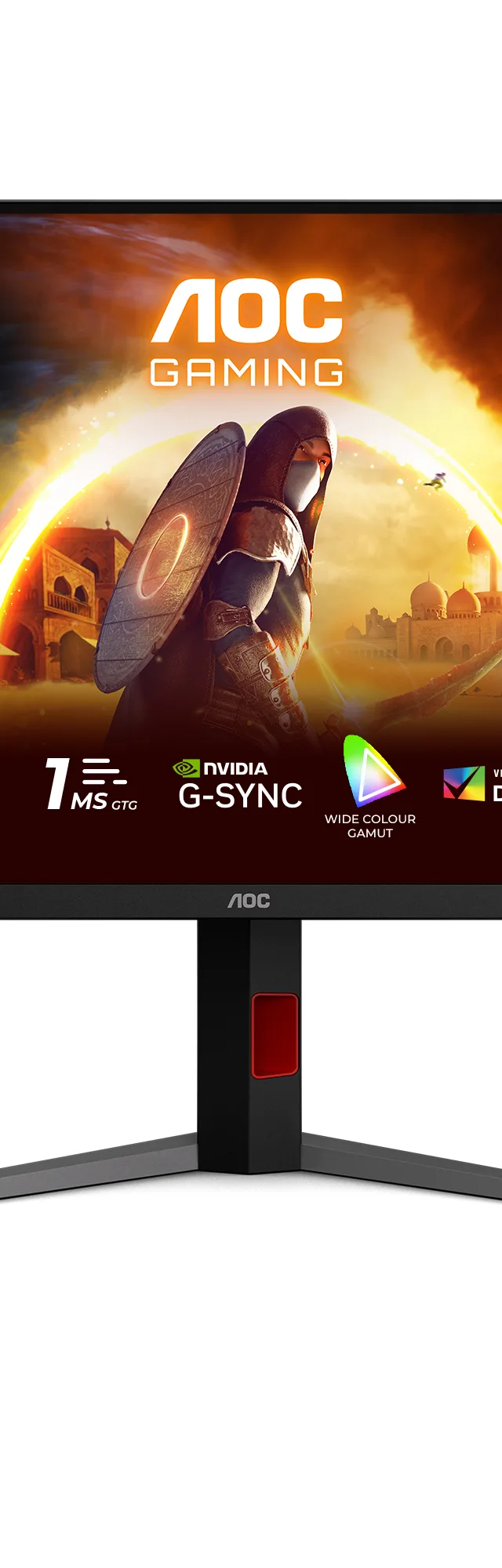AOC G4 U32G4U computer monitor 80 cm (31.5") 3840 x 2160 pixels 4K Ultra HD Black, Red