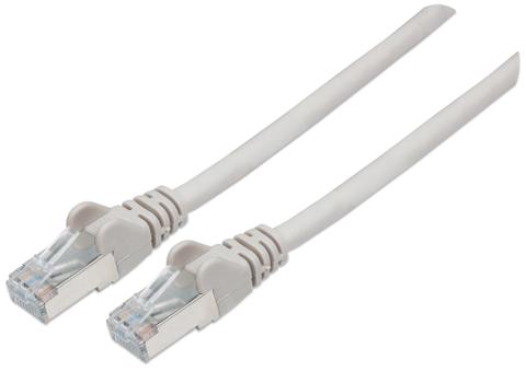 Intellinet Network Patch Cable, Cat6, 20m, Grey, Copper, S/FTP, LSOH / LSZH, PVC, RJ45, Gold Plated Contacts, Snagless, Booted, Lifetime Warranty
