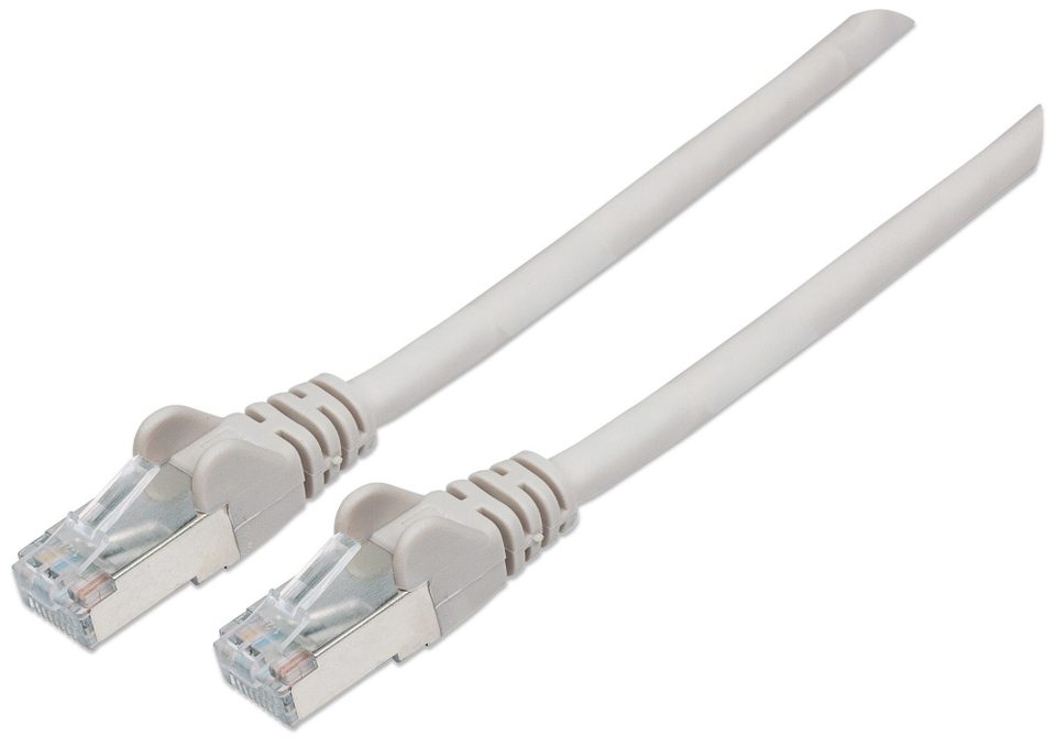 Intellinet Network Patch Cable, Cat6, 20m, Grey, Copper, S/FTP, LSOH / LSZH, PVC, RJ45, Gold Plated Contacts, Snagless, Booted, Lifetime Warranty