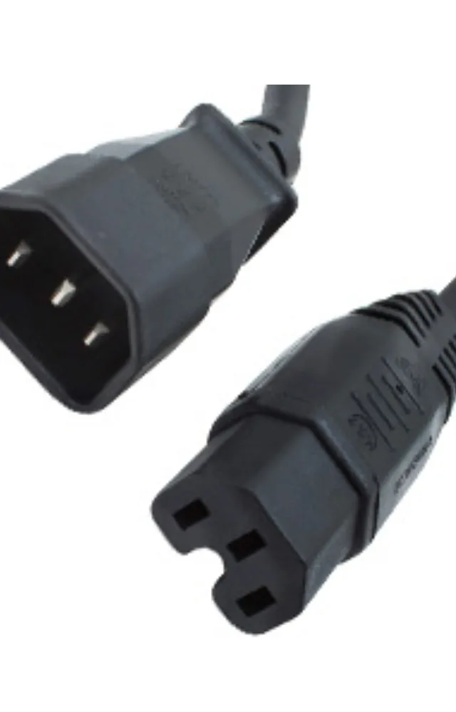 Origin Storage 2m Power Cable - PDU to Switch IEC C14(M)-IEC C15(F)