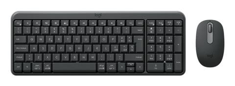 Logitech MK250 Compact Bluetooth Wireless Combo keyboard Mouse included Universal RF Wireless + Bluetooth Italian Graphite