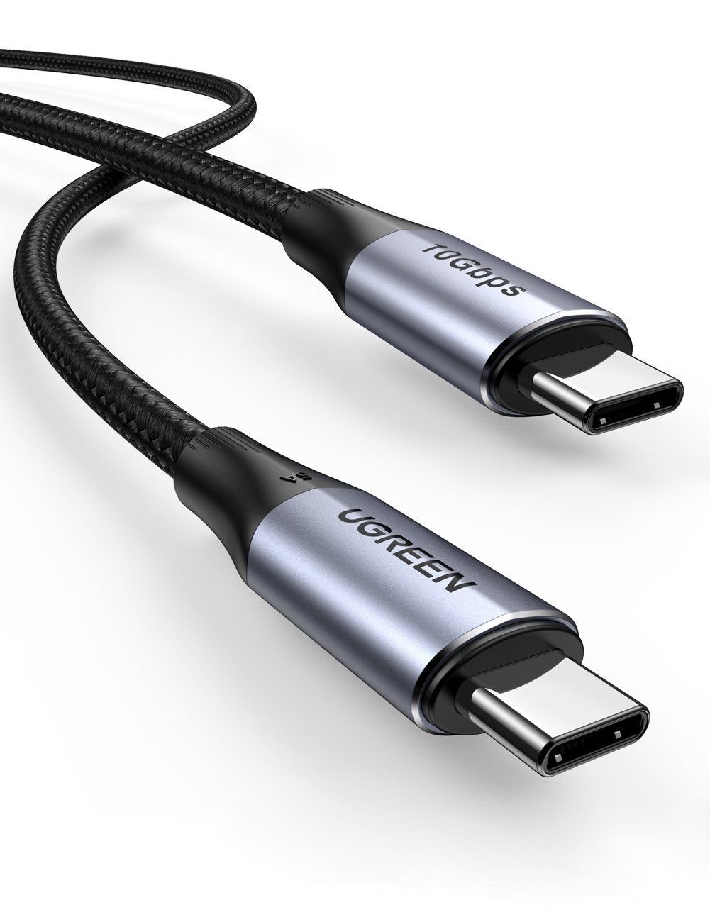 Ugreen 80150 USB cable USB 3.2 Gen 2 (3.1 Gen 2) USB C 10 Gbit/s 100 W Black