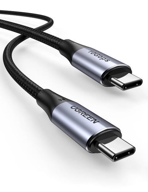 Ugreen 80150 USB cable USB 3.2 Gen 2 (3.1 Gen 2) USB C 10 Gbit/s 100 W Black