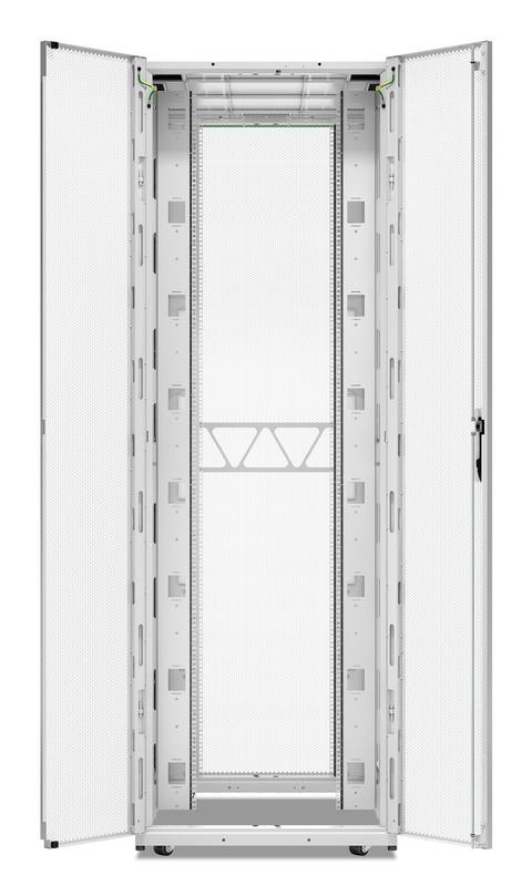 APC NetShelter SX, Server Rack Enclosure, Gen 2, 52U, 2436H x 800W x 1200D mm, with Sides, White