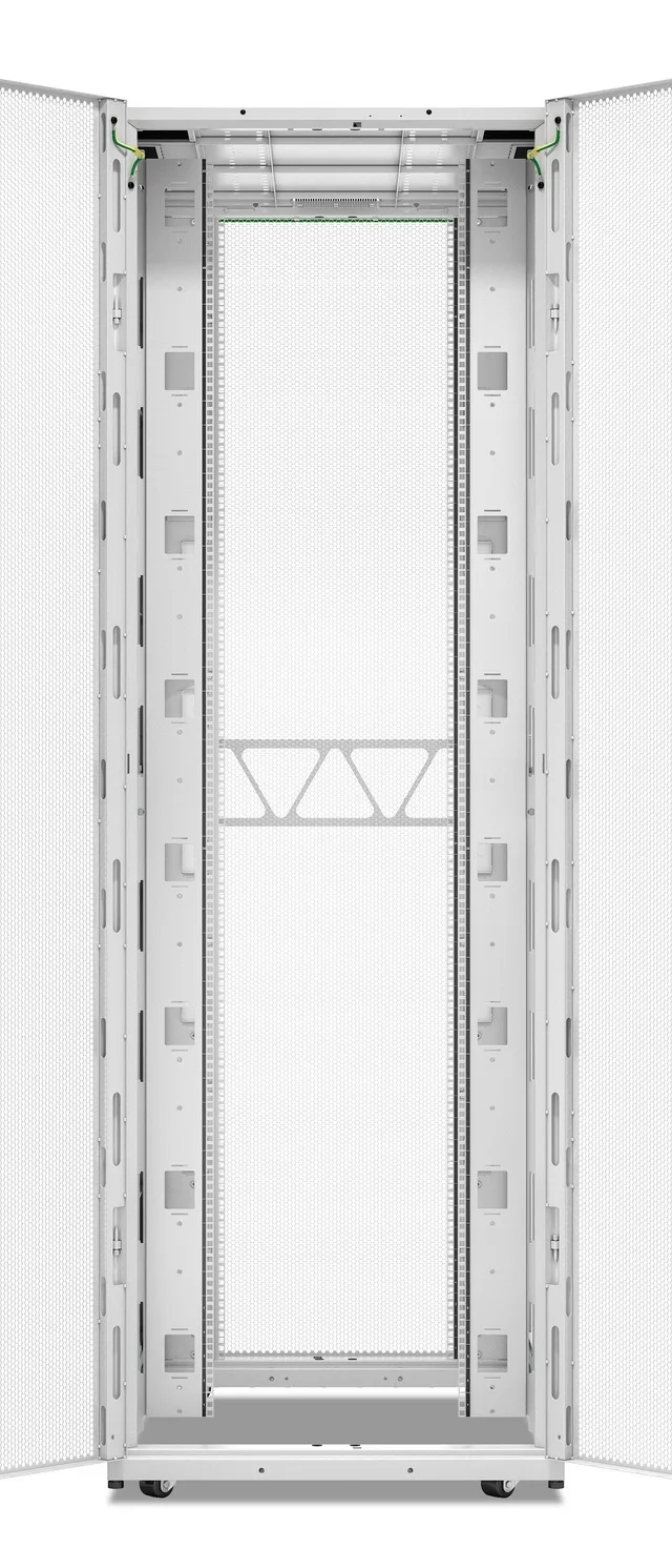 APC NetShelter SX, Server Rack Enclosure, Gen 2, 52U, 2436H x 800W x 1200D mm, with Sides, White