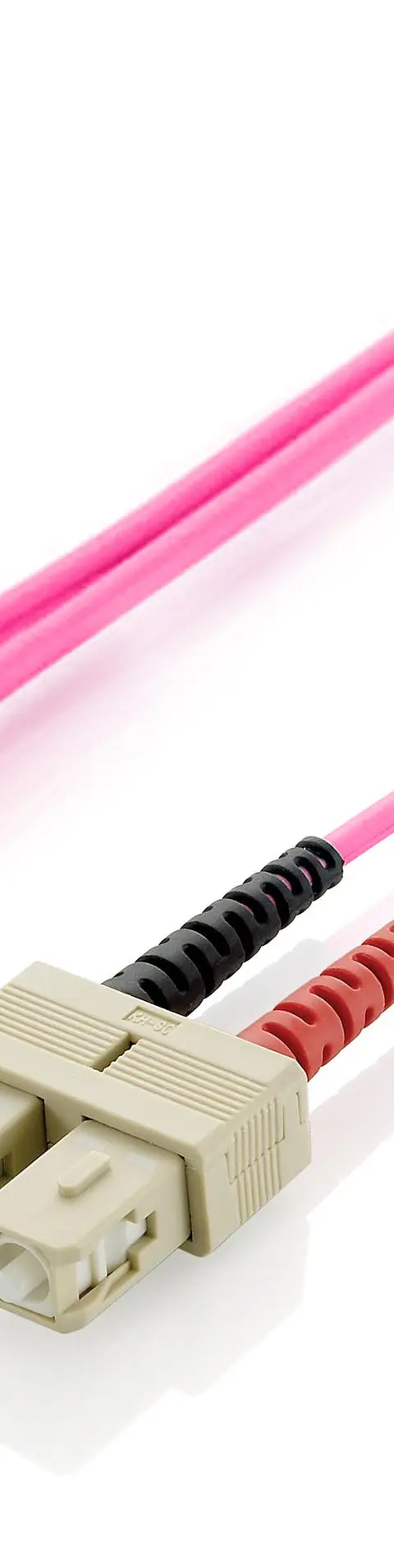 Equip LC/SC Fiber Optic Patch Cable, OM4, 3m