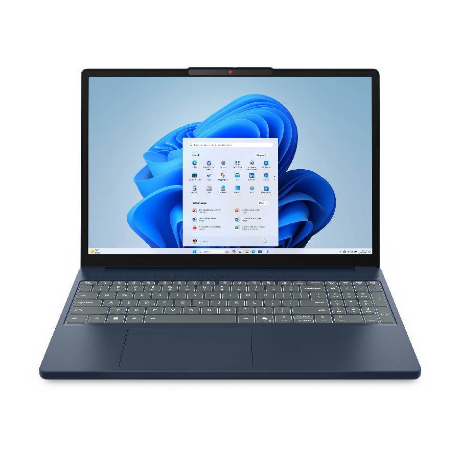 Lenovo IdeaPad Slim 3 15ARP10 AMD Ryzen™ 5 150 Laptop 38.9 cm (15.3") WUXGA 16 GB DDR5-SDRAM 512 GB SSD Wi-Fi 7 (802.11be) Windows 11 Home Blue German