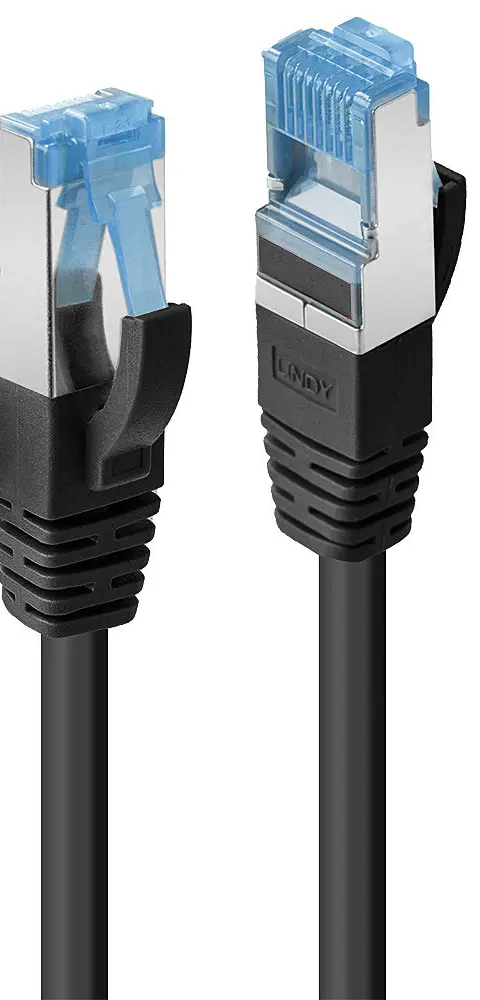 Lindy 47184 networking cable Black 15 m Cat6a S/FTP (S-STP)