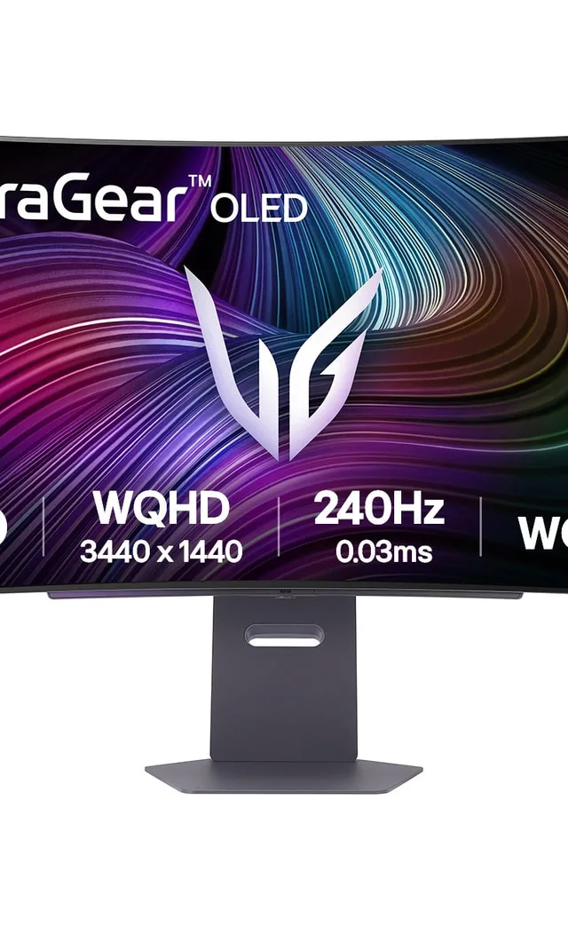 LG 45GX90SA-B computer monitor 114.3 cm (45") 3440 x 1440 pixels Wide Quad HD OLED Black