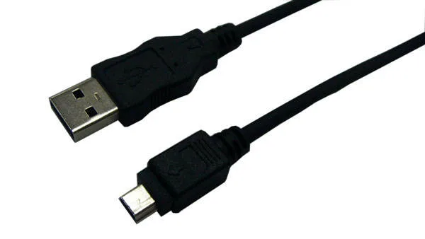 LogiLink USB 2.0 A/mini-A 3m USB cable USB A Mini-USB A 0.48 Gbit/s Black